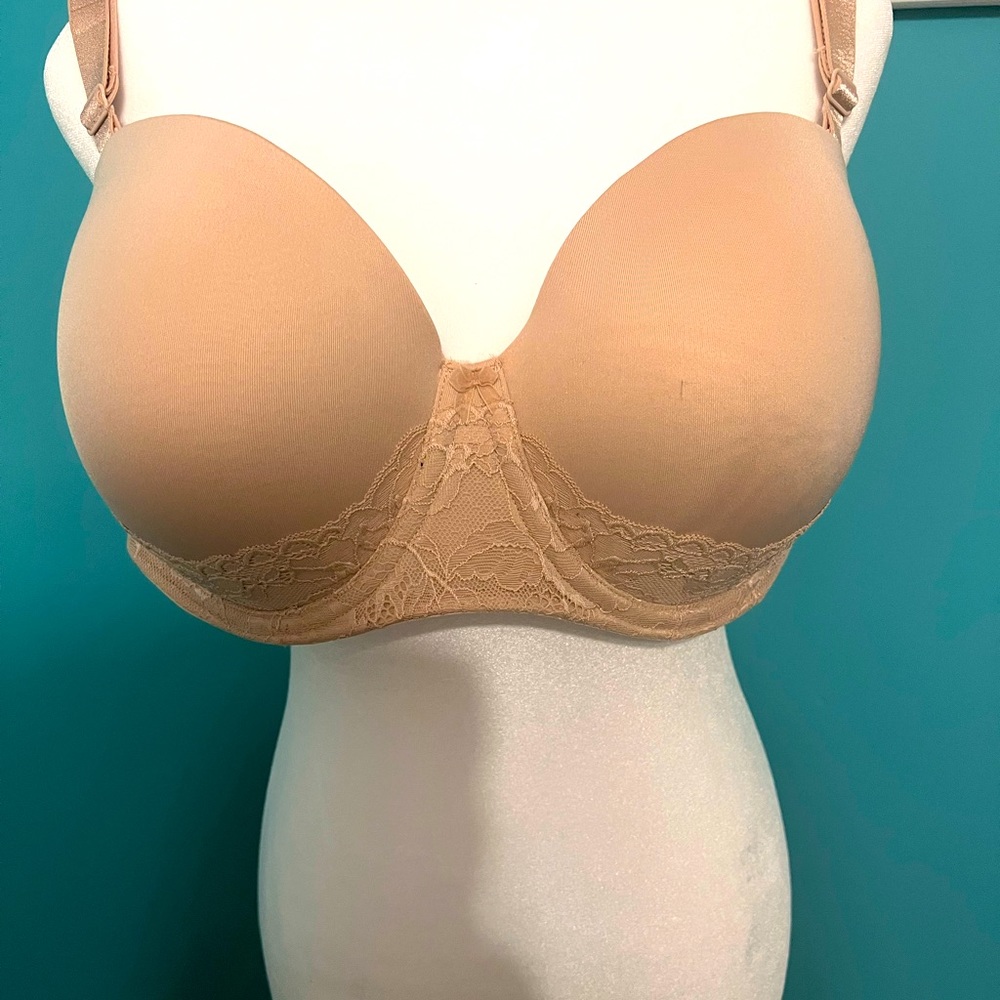 Torrid beige push up bra, gently used size 48B